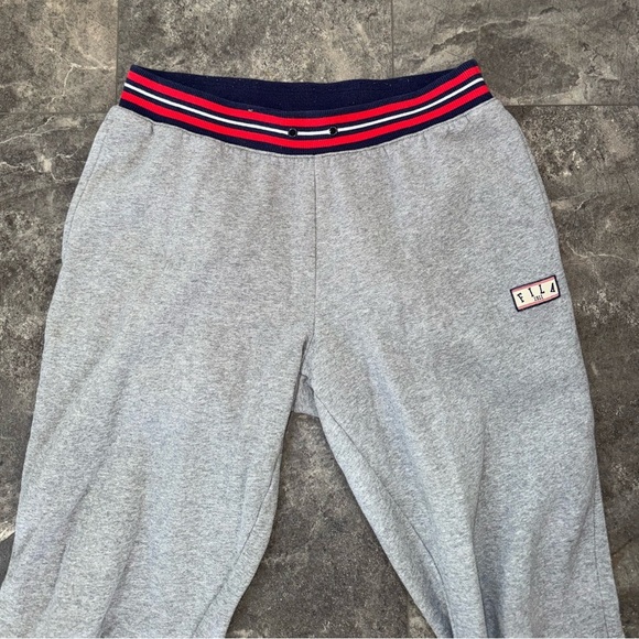 Fila Gray And Blue Sweatpants Size Medium - Picture 2 of 6